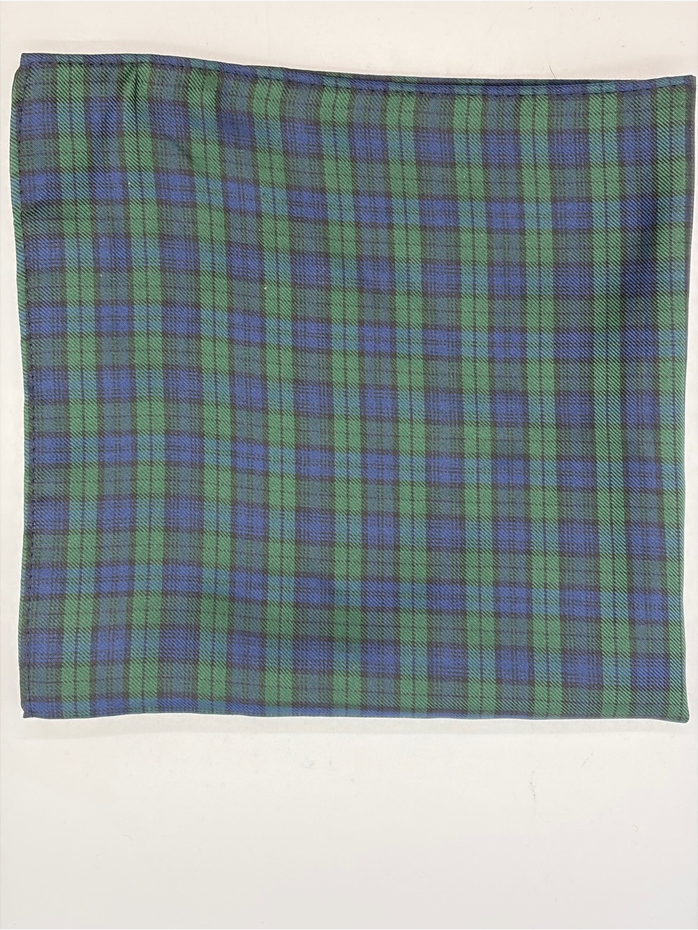 Men’s Black Watch 100 % silk taffeta Pocket Square